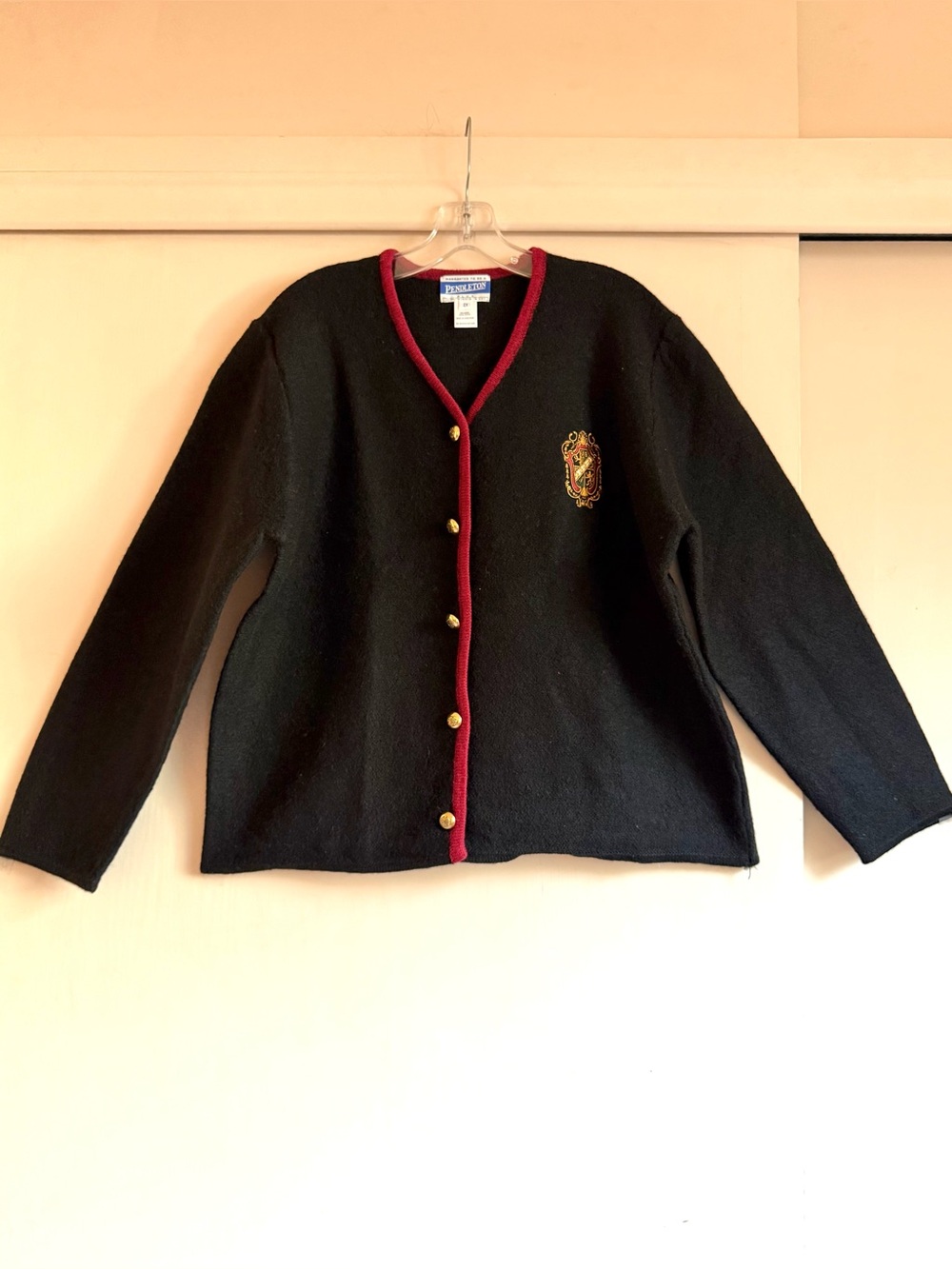Black Pendleton Cardigan 2x